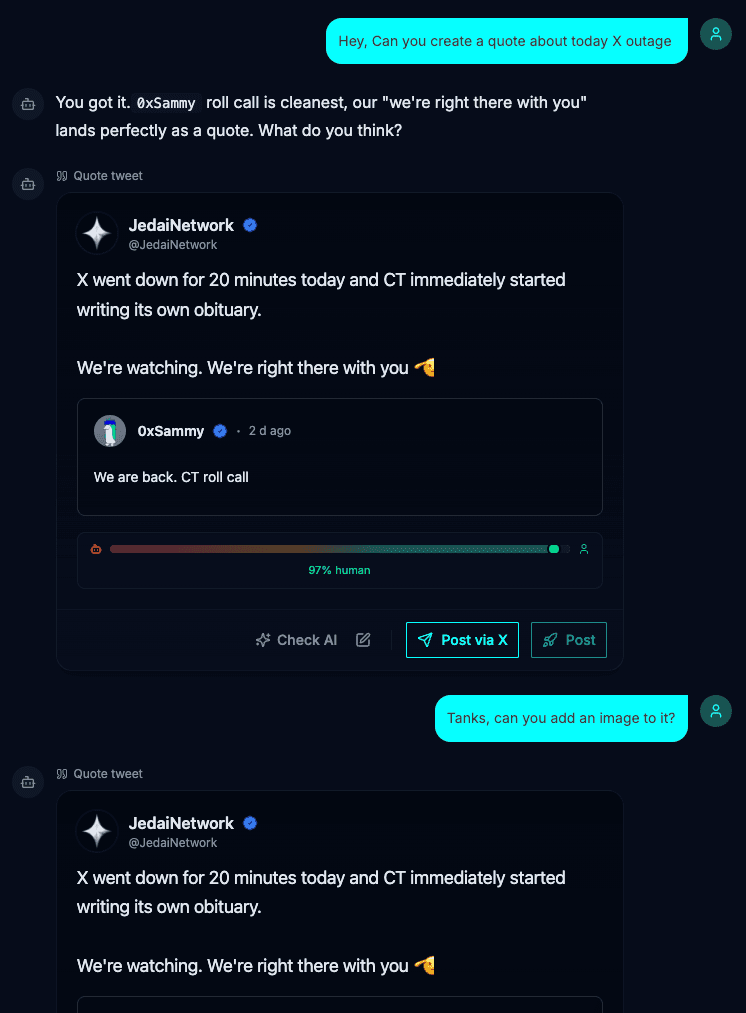 Agent Chat Interface